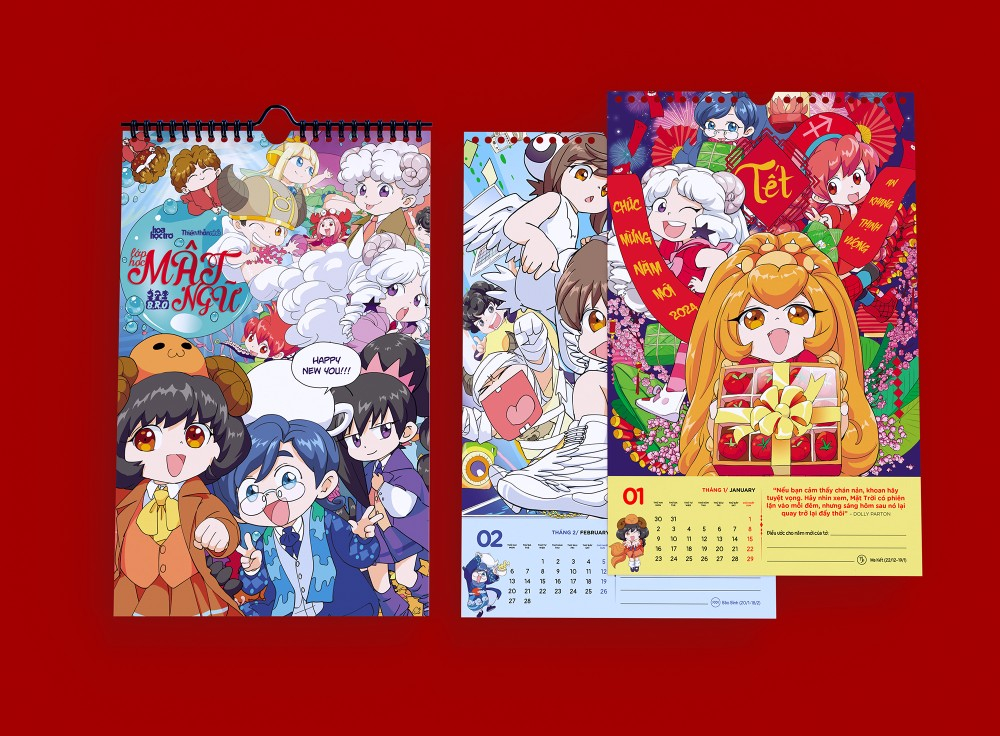 bộ trổ tài họa sĩ - lớp học mật ngữ - tập 2 -tặng kèm lịch treo tường lớp học mật ngữ 2024 - Ảnh 3