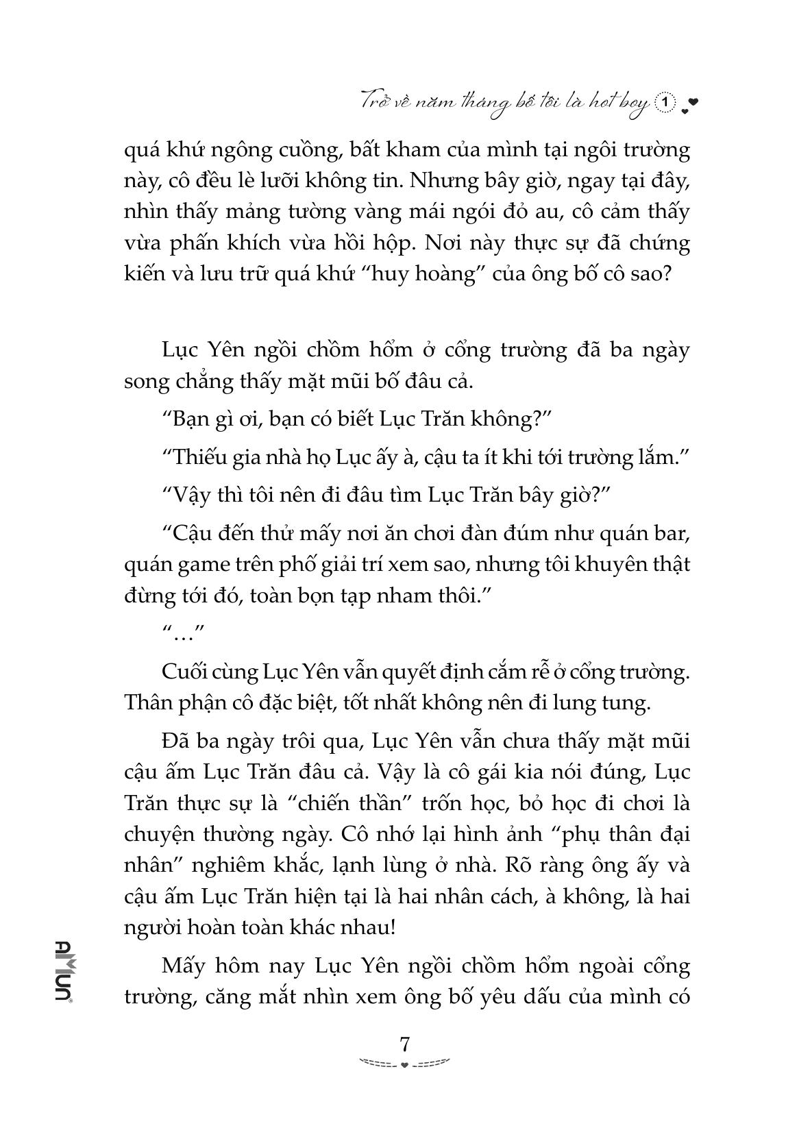 Bộ
						
										
										Trở Về Năm Tháng Bố Tôi Là Hot Boy - Tập 1 (Tái Bản 2026) - Tặng Kèm Bookmark - Ảnh 8