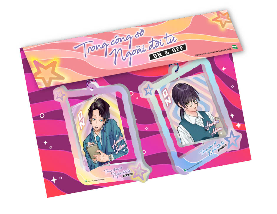 Bộ Trong Công Sở, Ngoài Đời Tư - On & Off - Tập 1 - Bản Sưu Tầm - Tặng Kèm Bookmark Nhựa Trong + Huy Hiệu Kim Loại + Lenticular Card + Set Keychain Switch + Thẻ Staff - Ảnh 5