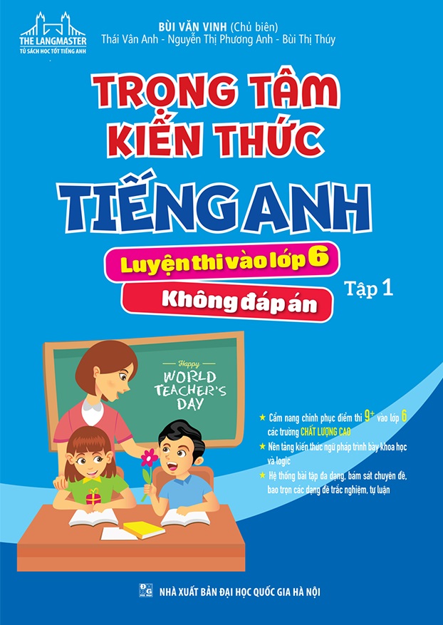 bộ trọng tâm kiến thức tiếng anh luyện thi vào lớp 6 - tập 1 (không đáp án) - Ảnh 2