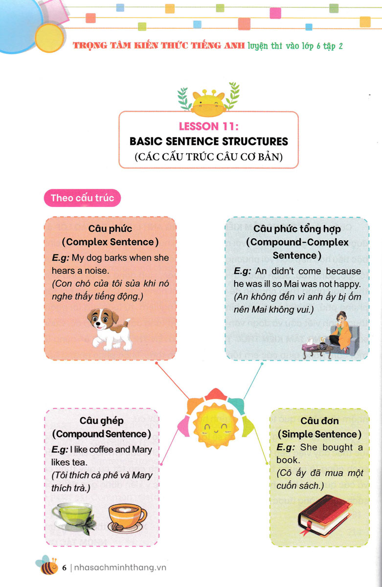 bộ trọng tâm kiến thức tiếng anh luyện thi vào lớp 6 - tập 2 (không đáp án) - Ảnh 5