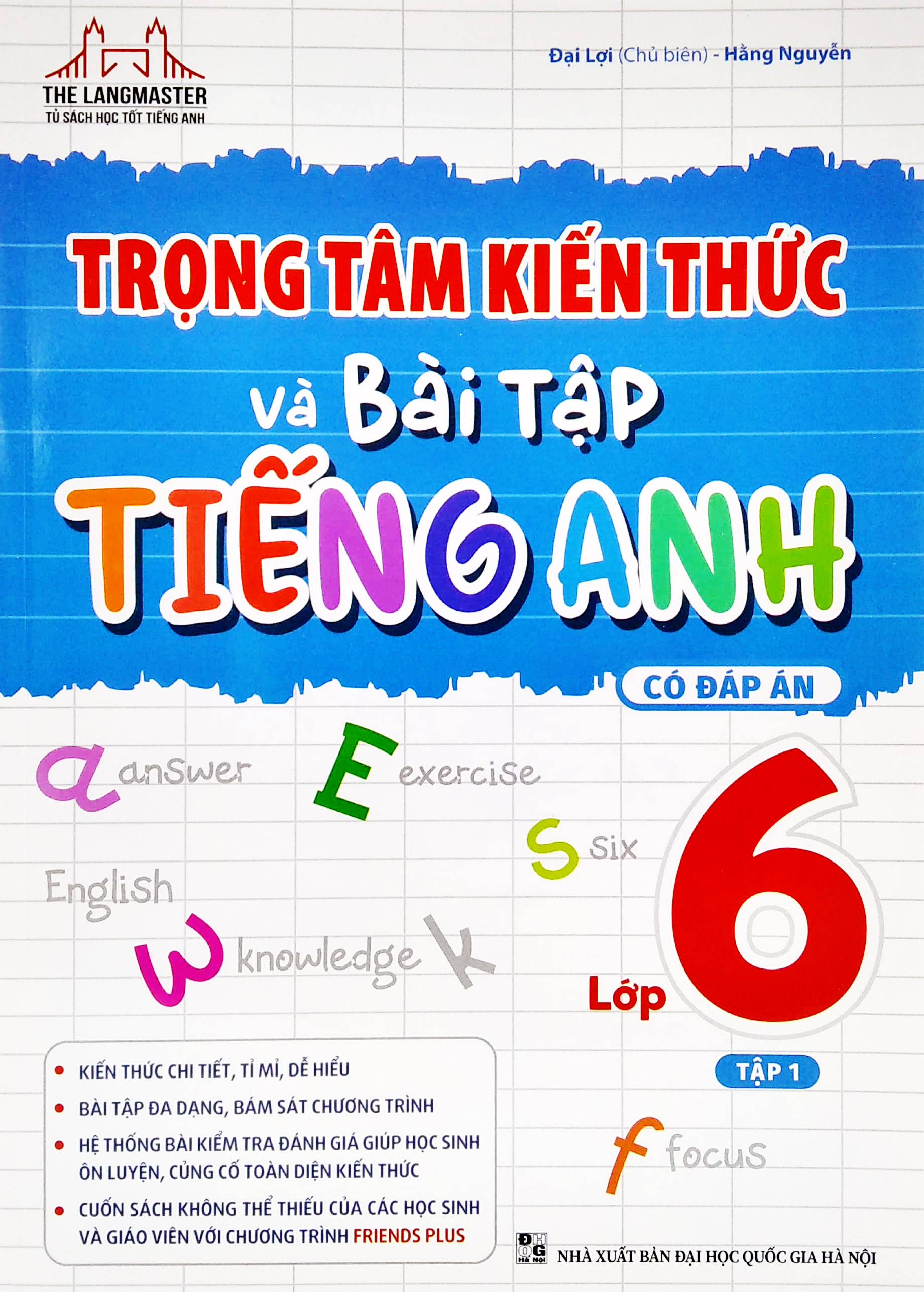 bộ trọng tâm kiến thức và bài tập tiếng anh 6 - tập 1 (có đáp án) - Ảnh 2