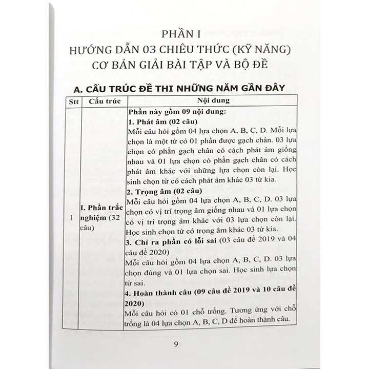 bộ trọng tâm ngữ pháp tiếng anh - 03 tuyệt chiêu giải bài tập và bộ đề ôn thi vào lớp 10 - tập 2 - Ảnh 3