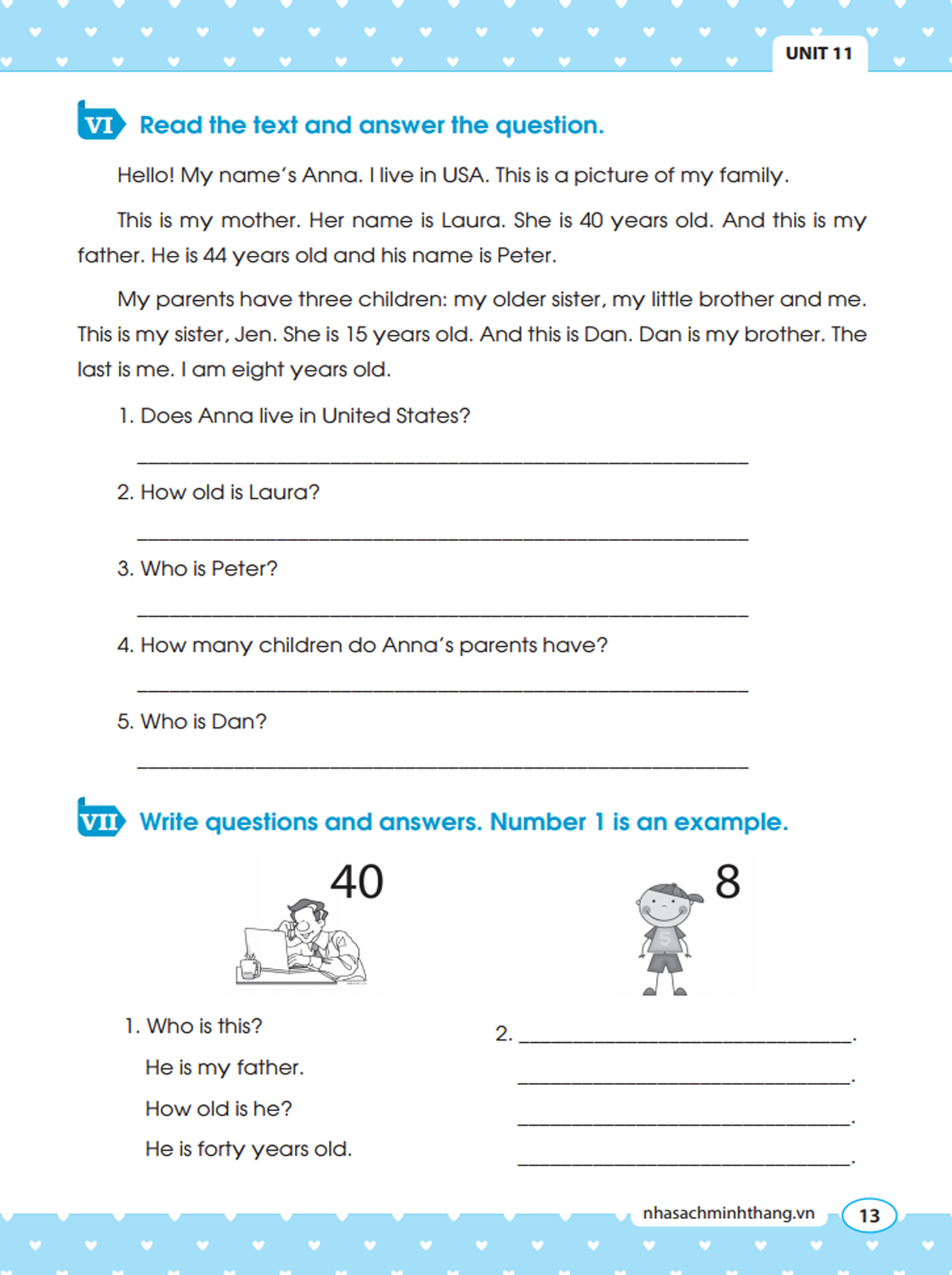 bộ trọng tâm ngữ pháp tiếng anh lớp 3 tập 2 (tái bản 2020) - Ảnh 10