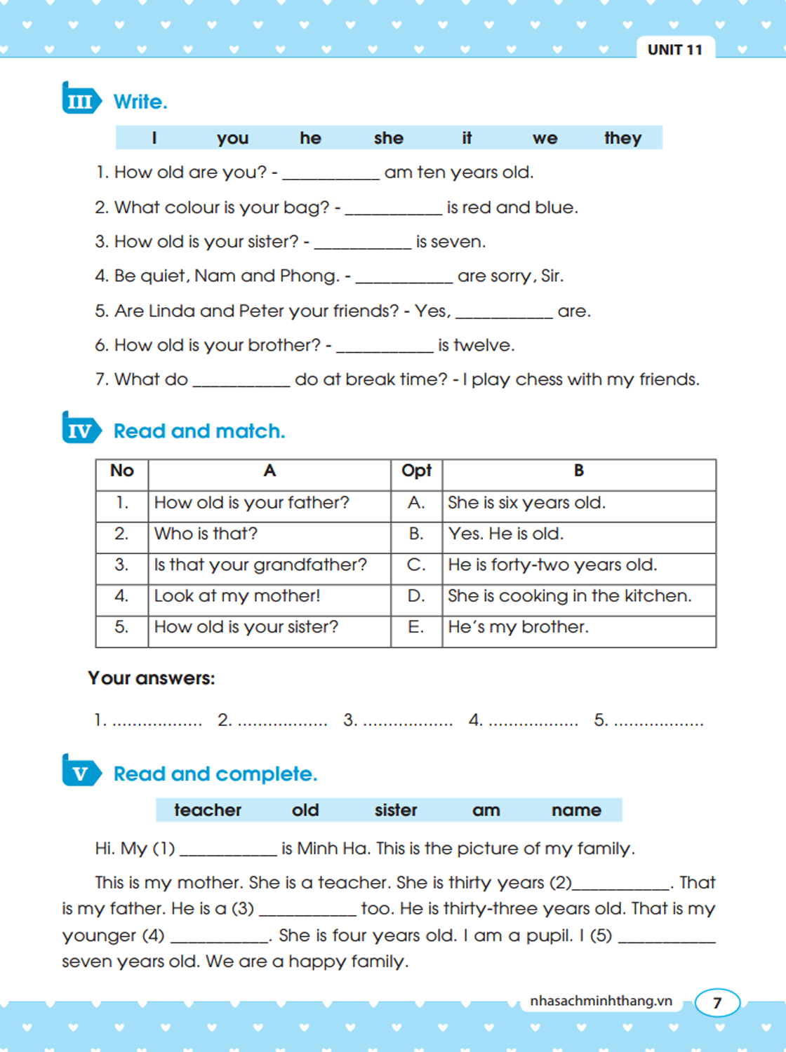 bộ trọng tâm ngữ pháp tiếng anh lớp 3 tập 2 (tái bản 2020) - Ảnh 4