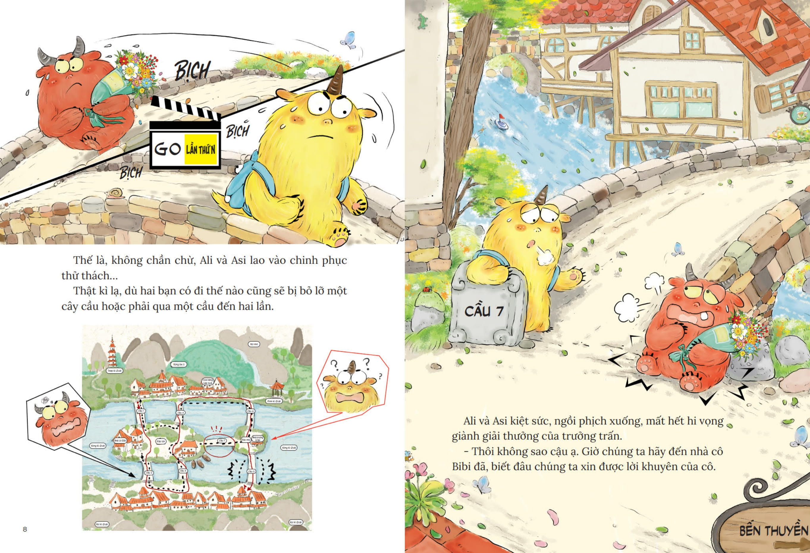 Bộ Trường Học Biết Tuốt - Tập 11 - Thử Thách Ở Thị Trấn Kì Lạ - Bài Toán Bảy Cây Cầu - Ảnh 5