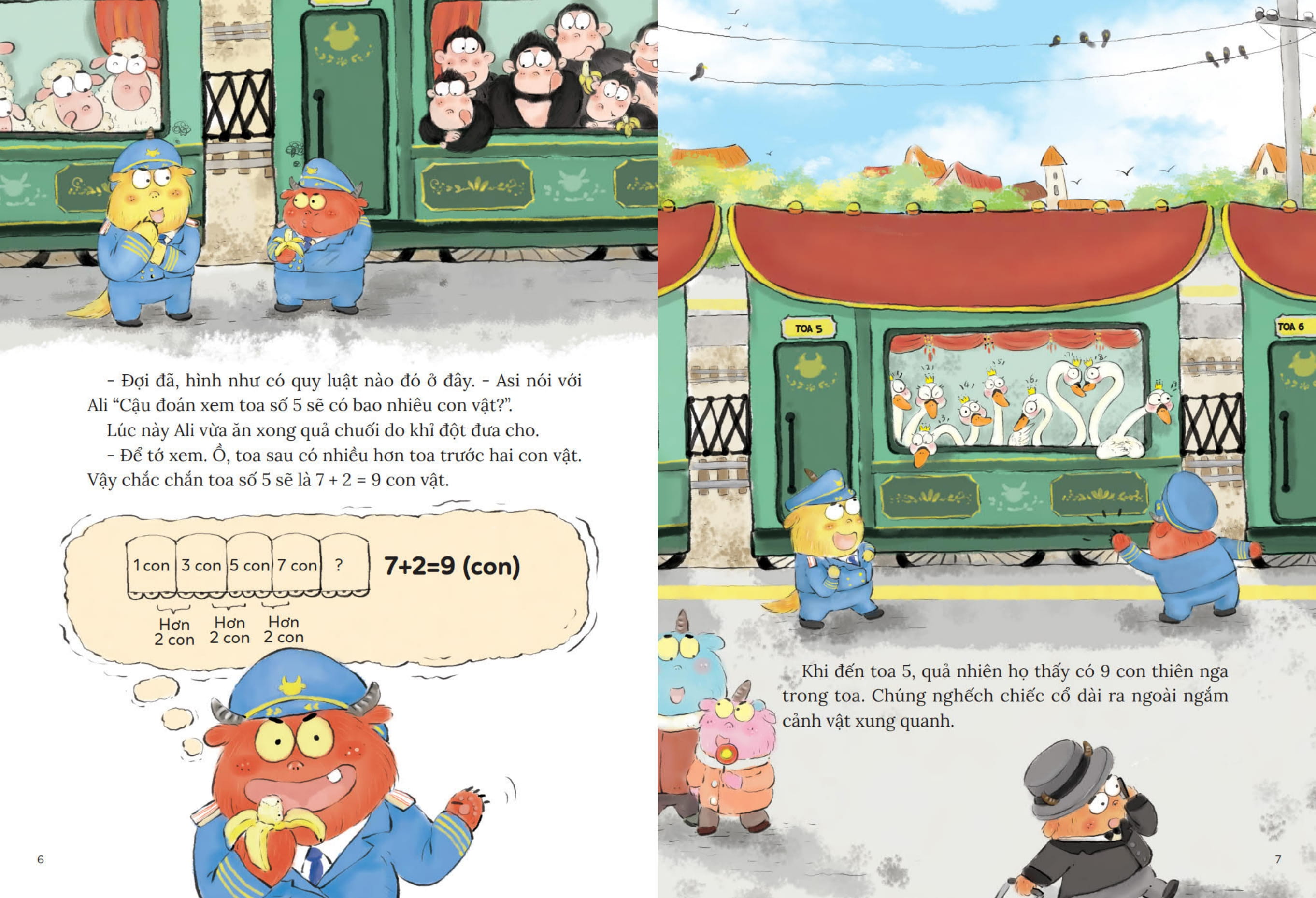 Bộ Trường Học Biết Tuốt - Tập 12 - Chuyến Tàu Đặc Biệt - Cấp Số Cộng - Ảnh 4
