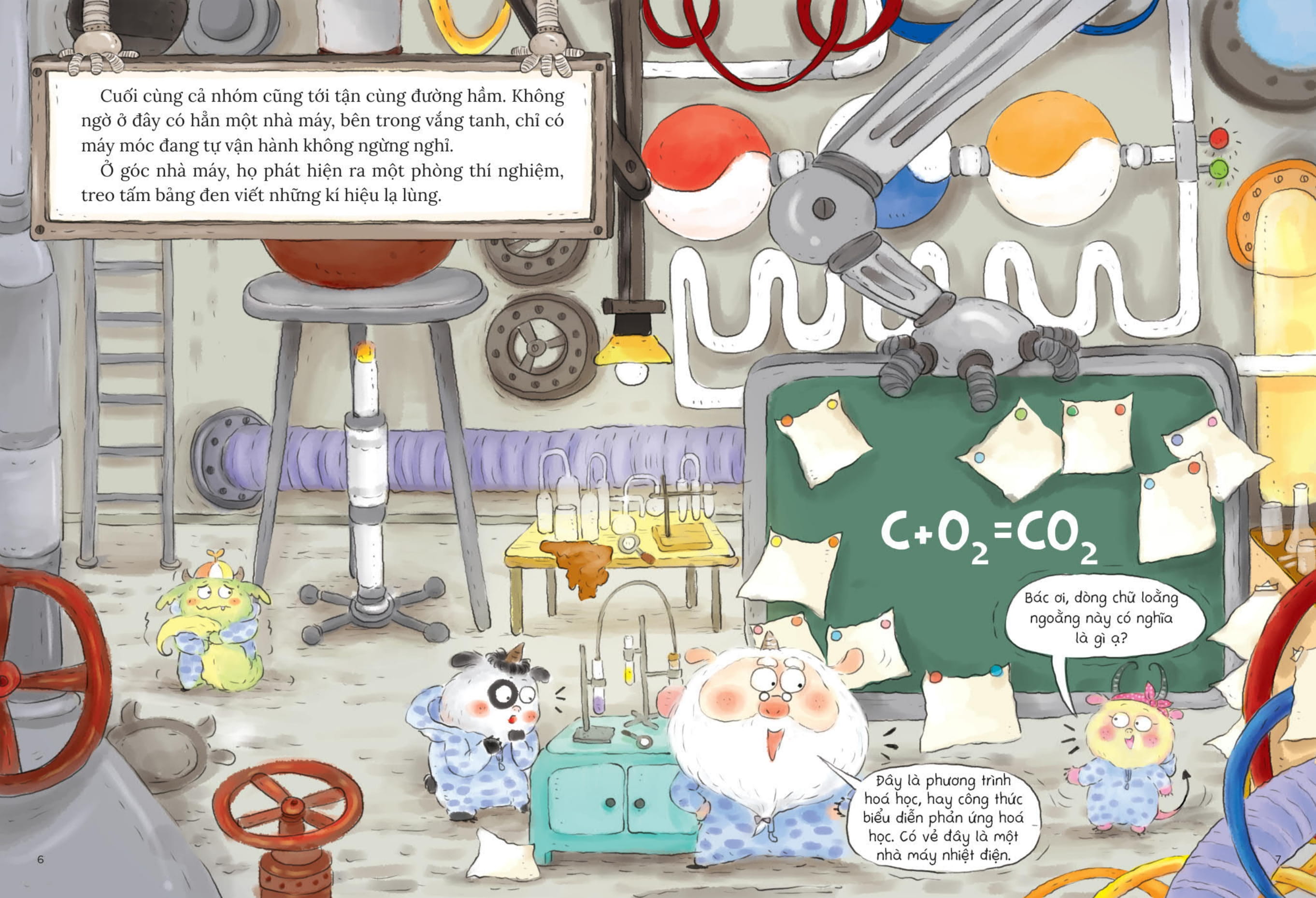 Bộ Trường Học Biết Tuốt - Tập 2 - Nhà Máy Bận Rộn - Phản Ứng Hoá Học - Ảnh 4