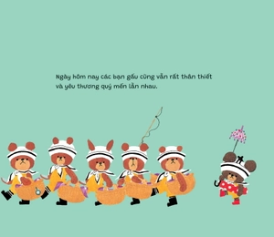 bộ trường học của gấu - jackie đạp xe đi dạo - Ảnh 3