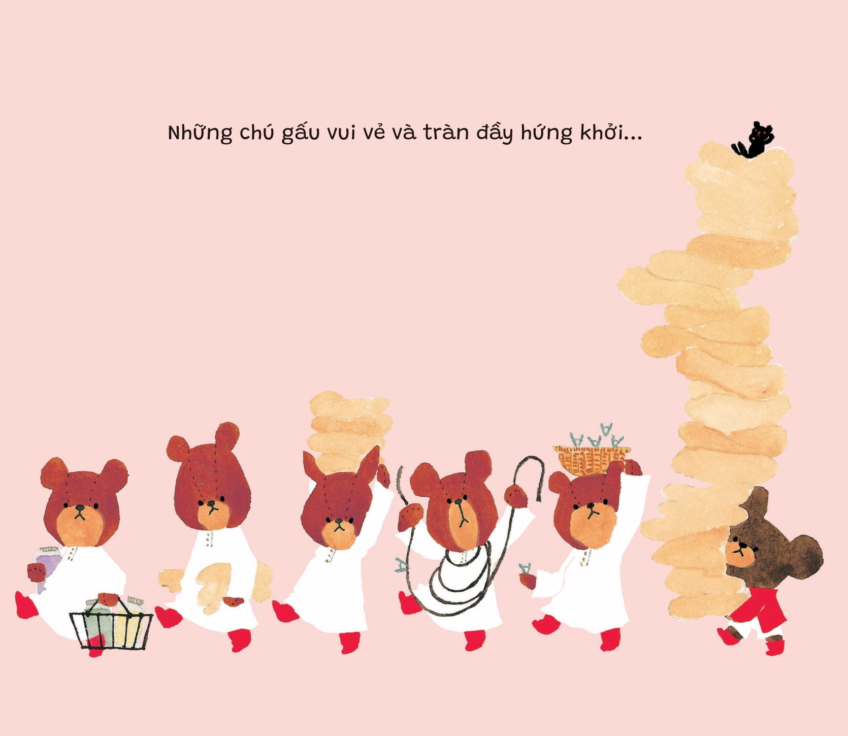 bộ trường học của gấu - jackie giặt quần áo - Ảnh 3