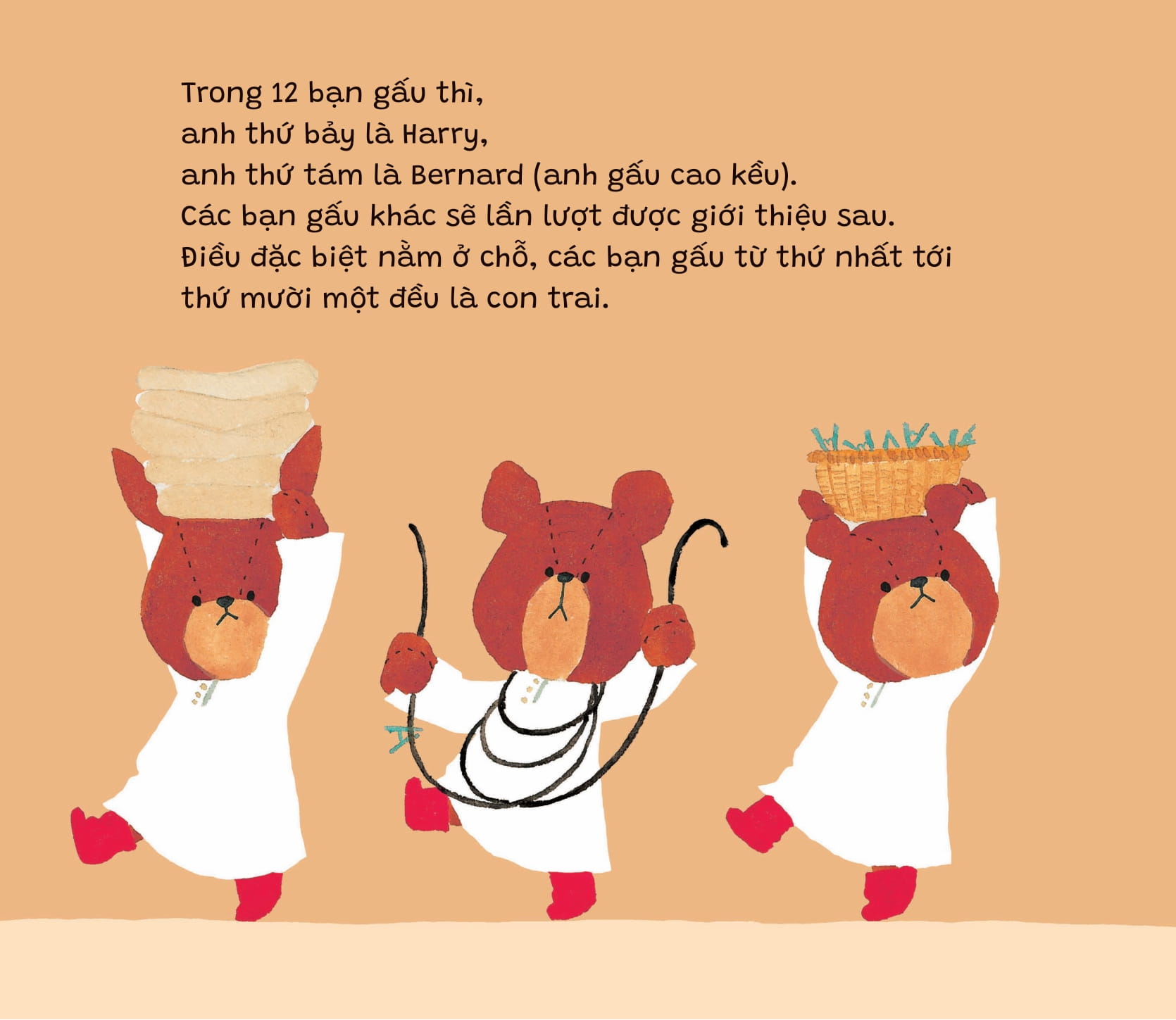 bộ trường học của gấu - jackie giặt quần áo - Ảnh 5