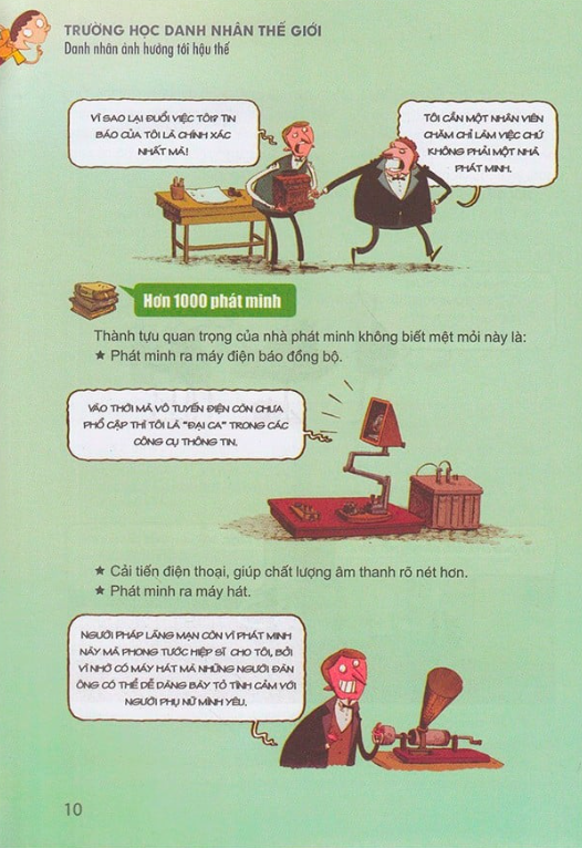 bộ trường học danh nhân thế giới - tập 7: danh nhân ảnh hưởng tới hậu thế (tái bản) - Ảnh 3