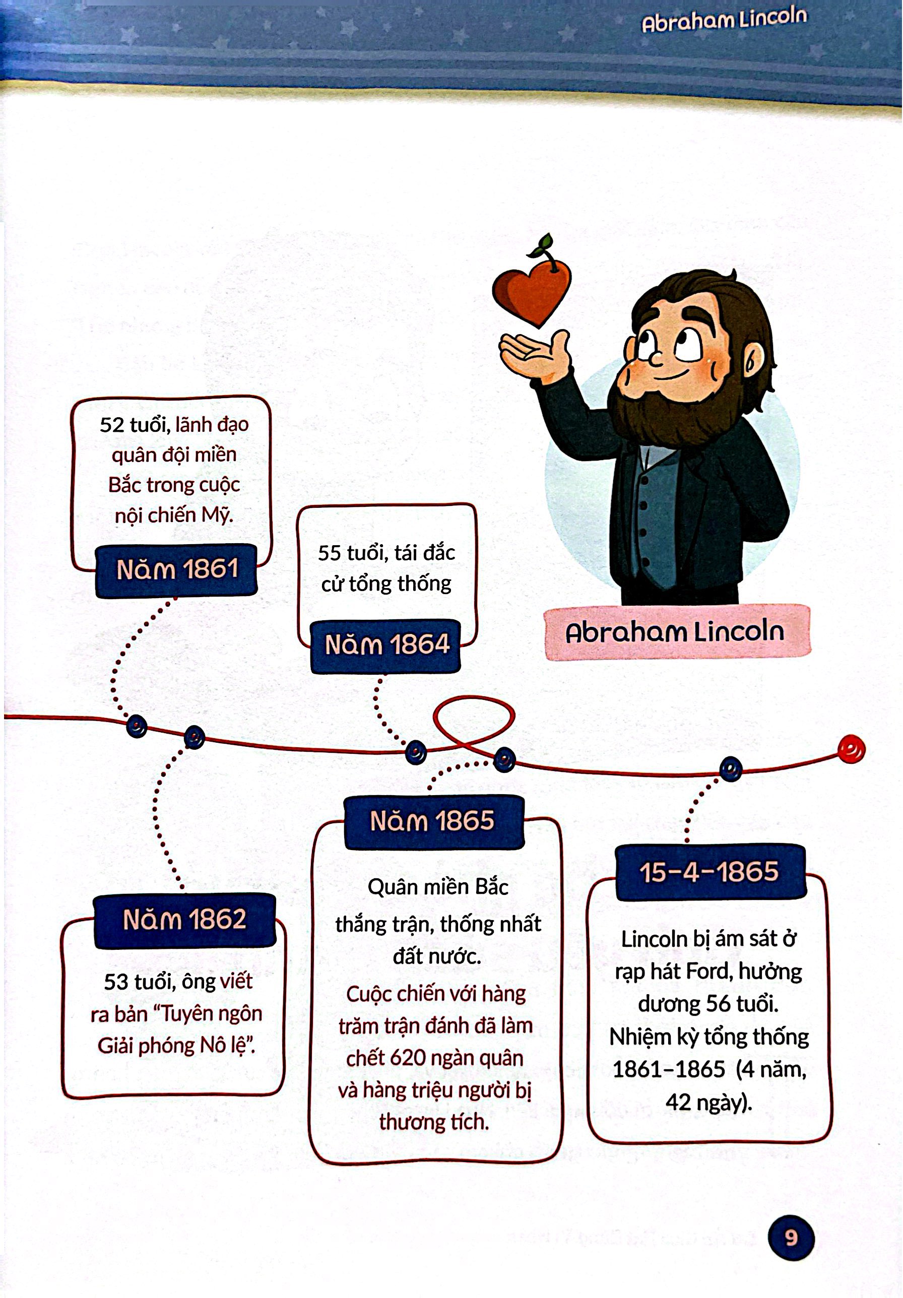 Bộ Trưởng Thành Cùng Vĩ Nhân 1 - Các Vị Vua Và Lãnh Tụ - Abraham Lincoln - Ảnh 7