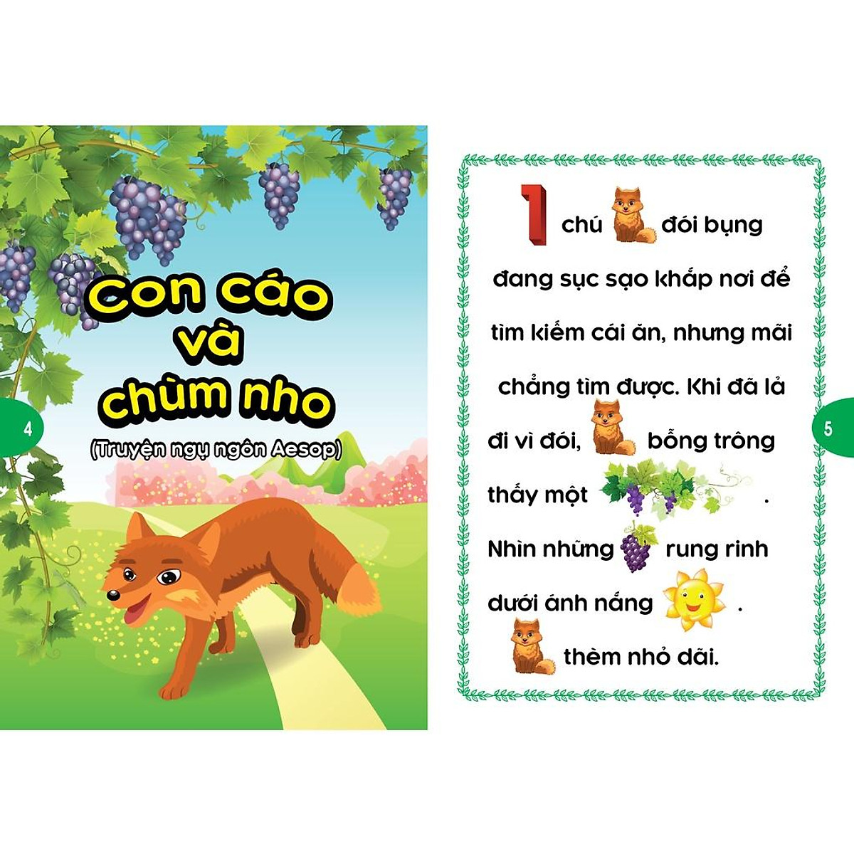 bộ truyện đọc bằng hình ảnh - những câu chuyện ngụ ngôn thế giới đặc sắc 1 - Ảnh 3