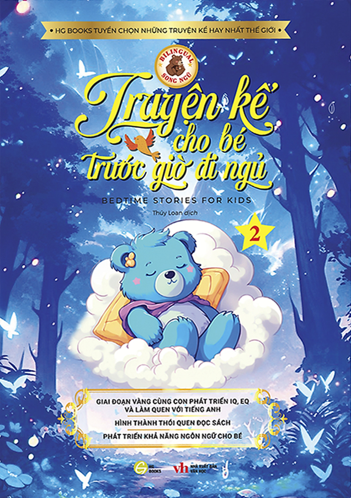 bộ truyện kể cho bé trước giờ đi ngủ - bedtime stories for kids - song ngữ việt-anh - quyển 2 - Ảnh 2