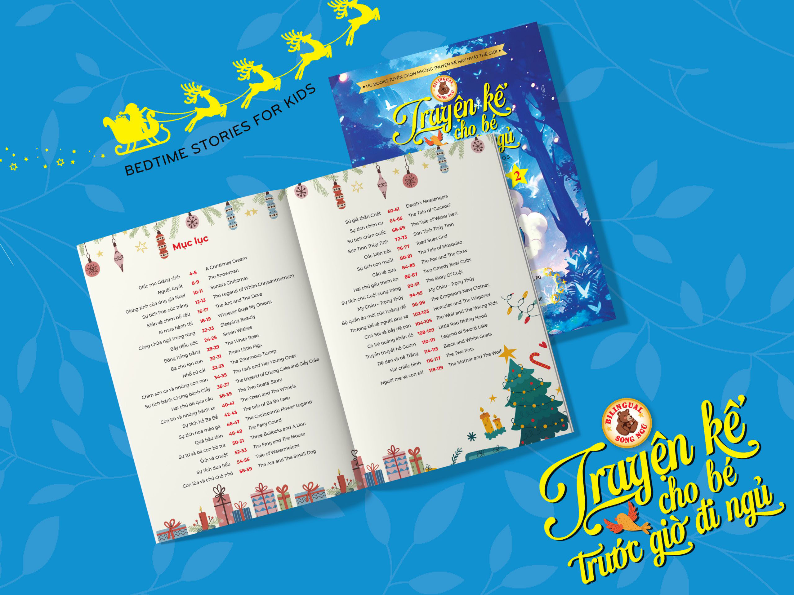 bộ truyện kể cho bé trước giờ đi ngủ - bedtime stories for kids - song ngữ việt-anh - quyển 2 - Ảnh 5