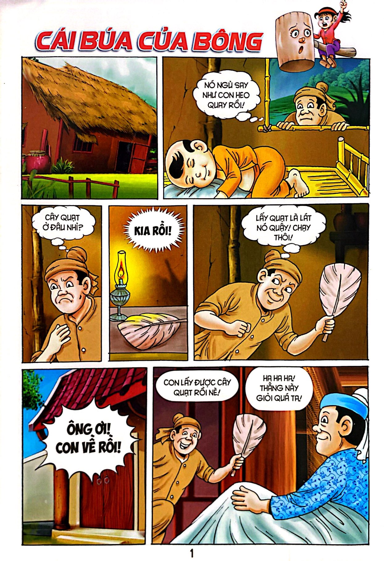 Bo
Truyen Tranh Hai - Thang Bom - Tap 2 - Cai Bua Cua Bong - Ảnh 3