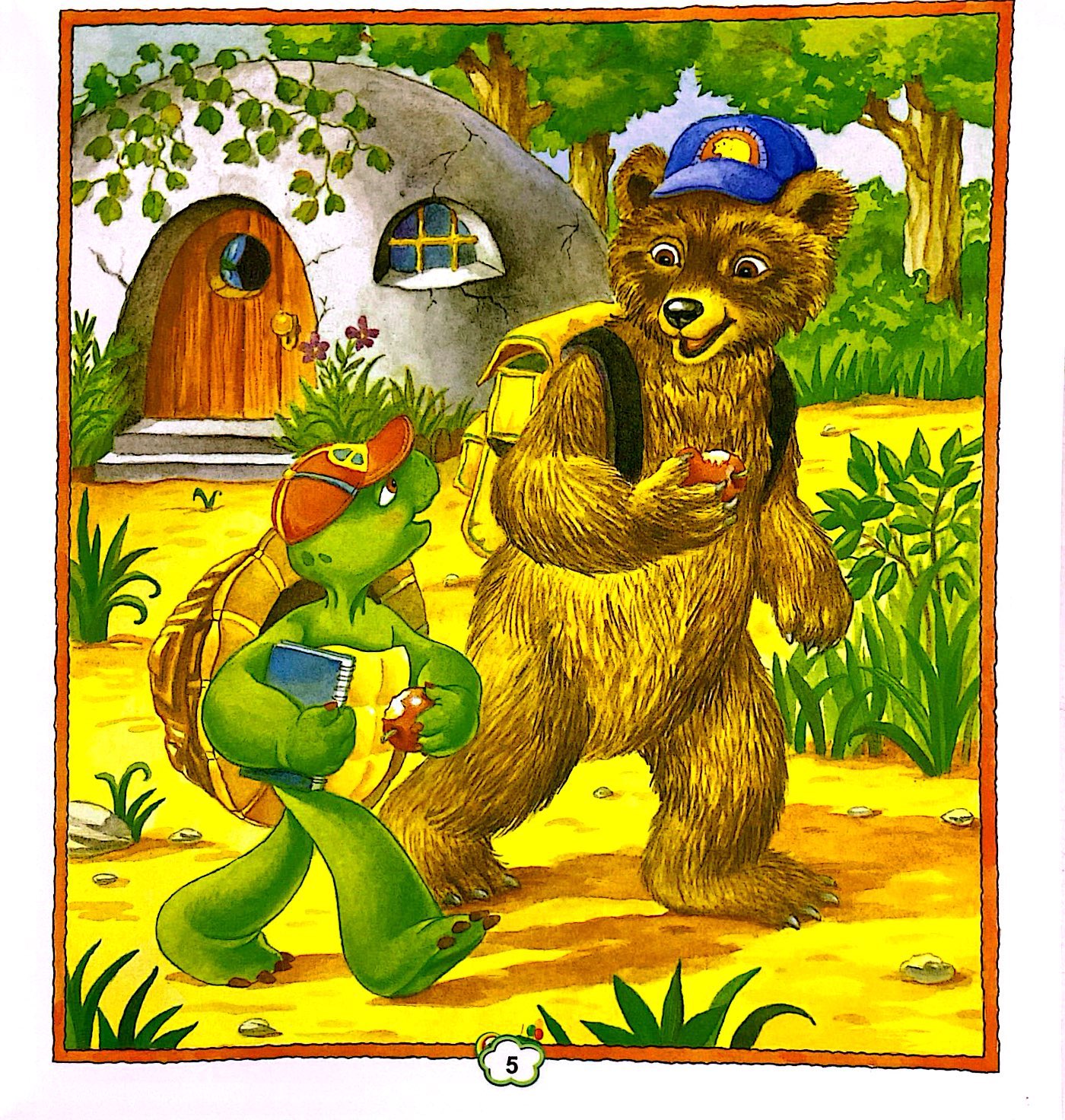 bộ truyện về chú rùa nhỏ franklin - franklin muốn thay răng (song ngữ anh - việt) - Ảnh 5