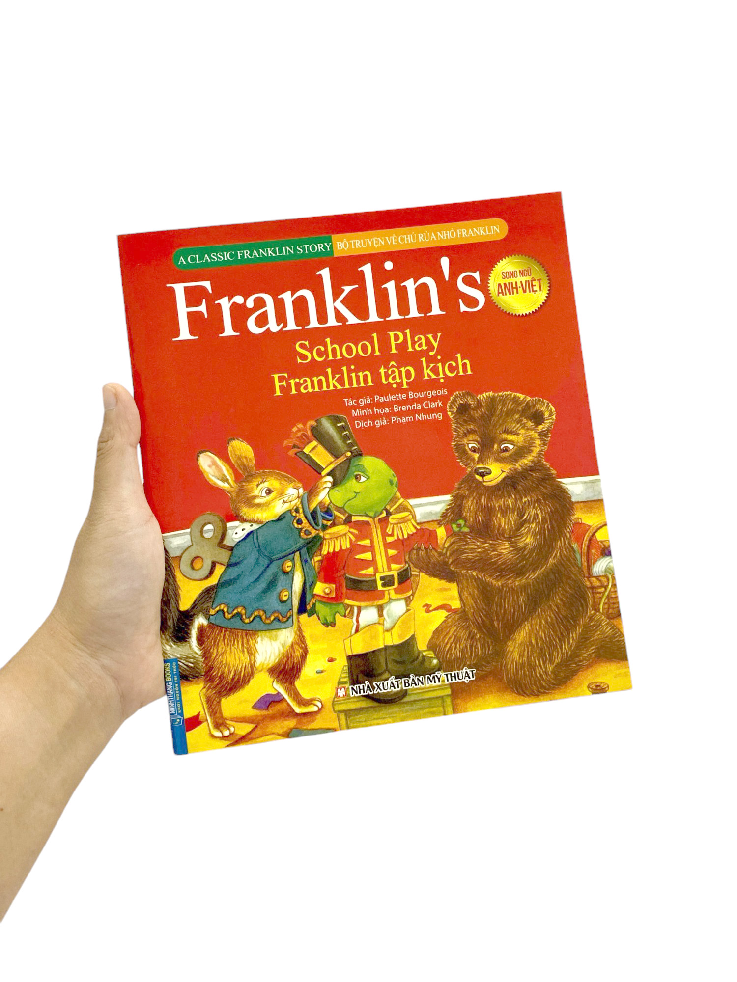 bộ truyện về chú rùa nhỏ franklin - franklin tập kịch (song ngữ anh - việt) - Ảnh 8