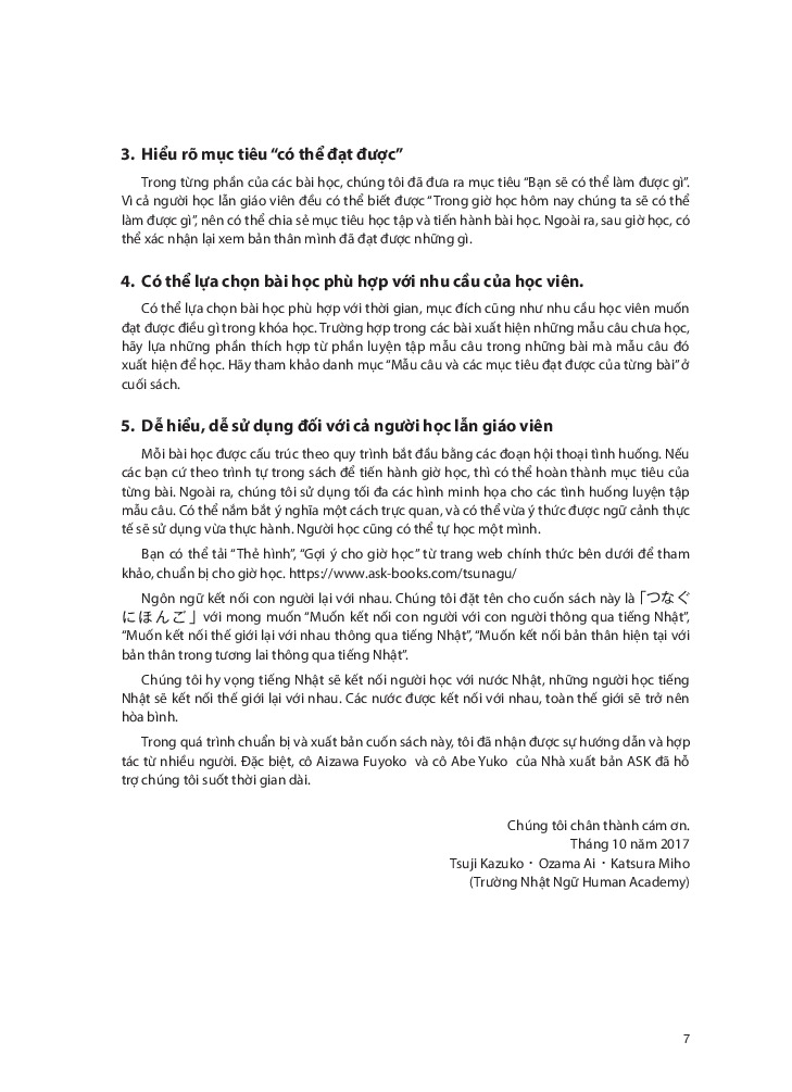 Bộ Tsunagu Nihongo - Tiếng Nhật Kết Nối - Sơ Cấp 2 - Tiếng Nhật Giao Tiếp Cơ Bản - Ảnh 6