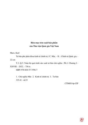 bộ tư bản - phê phán khoa kinh tế chính trị - tập thứ ba - quyển iii: toàn bộ quá trình sản xuất tư bản chủ nghĩa. phần thứ nhất (chương i - xxviii) - Ảnh 4