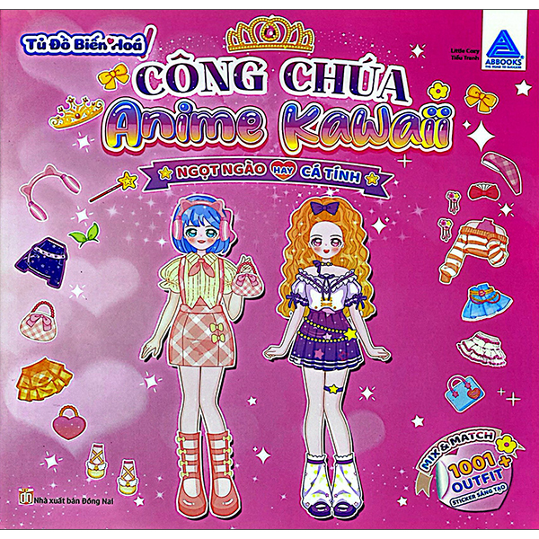 Bộ Tủ Đồ Biến Hoá Công Chúa Anime Kawaii - Dễ Thương Hay Sành Điệu - Ảnh 10