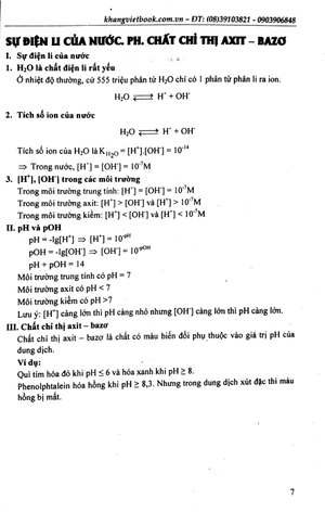 bộ tư duy sáng tạo trong giải nhanh hóa học 11 - tập 1 - vô cơ - Ảnh 6