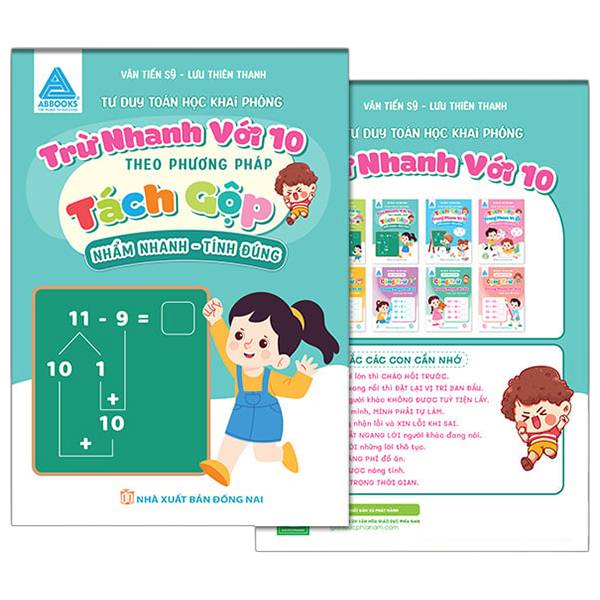 Bộ Tư Duy Toán Học Khai Phóng - Nhẩm Nhanh Tính Đúng - Trừ Nhanh Với 10 Theo Phương Pháp Tách Gộp