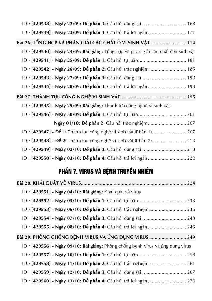 Bộ Tự Học Sinh Học 10 - Tập 2 - Ảnh 6