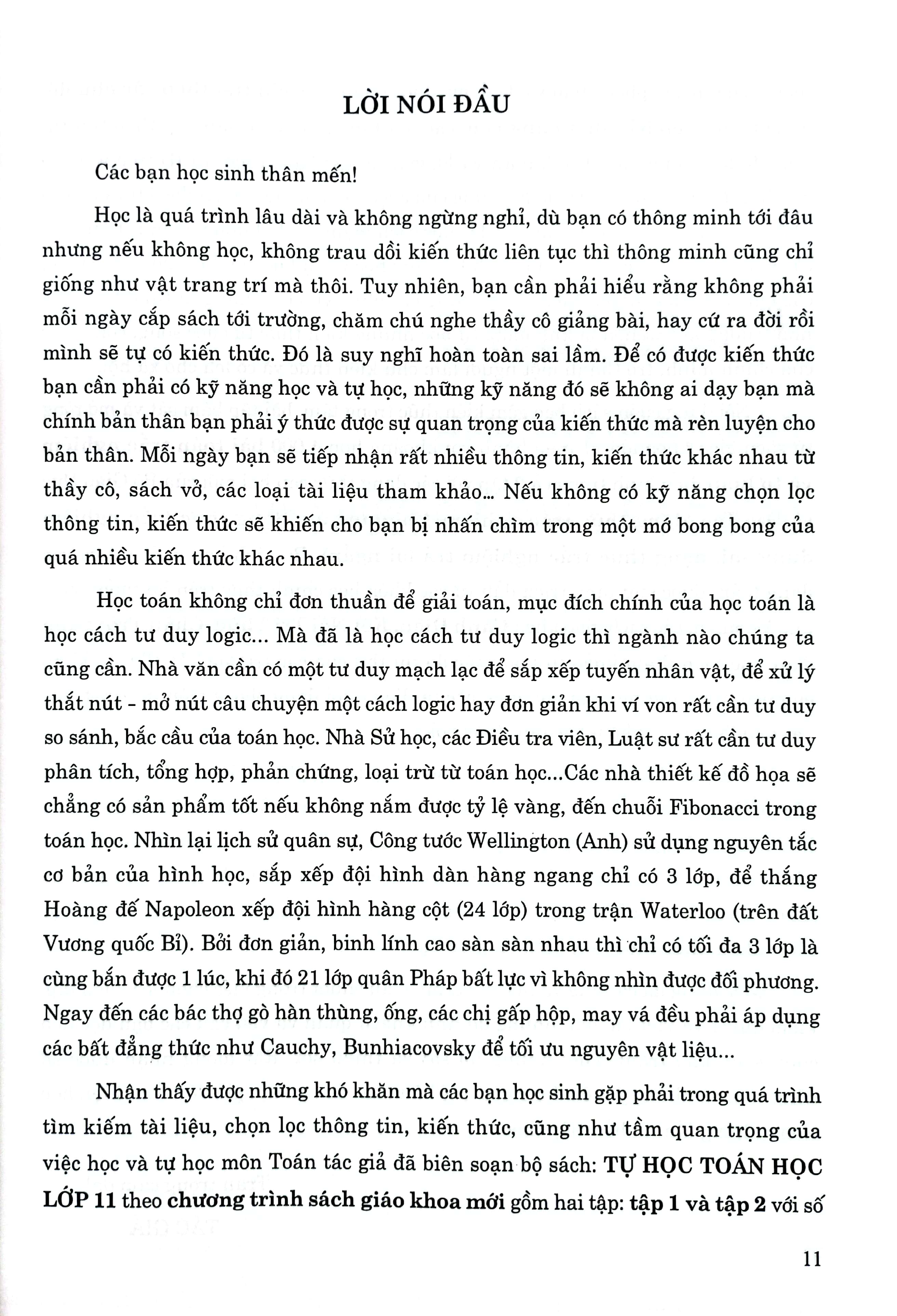Bo
Tu Hoc Toan Hoc 11 - Tap 1 (Theo Chuong Trinh Sach Giao Khoa Moi) - Ảnh 4