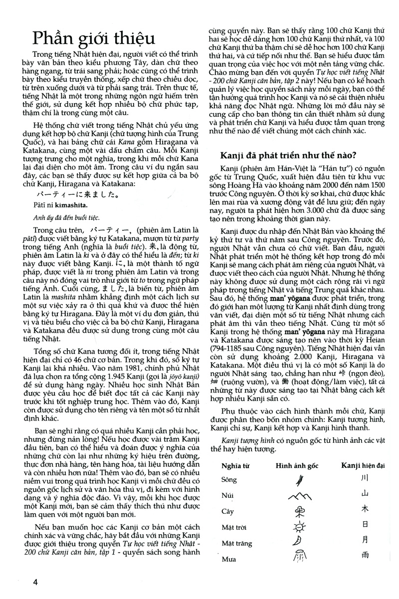 bộ tự học viết tiếng nhật - 200 chữ kanji căn bản - tập 1 - Ảnh 4