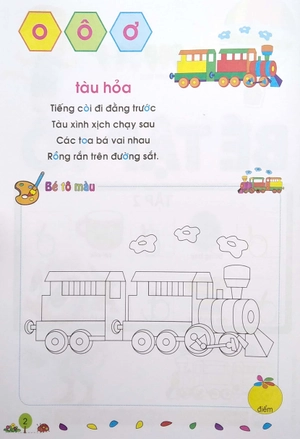 bộ tủ sách bé chuẩn bị vào lớp 1 (dành cho bé 4 - 5 tuổi) - bé tập tô - tập 2 - Ảnh 3