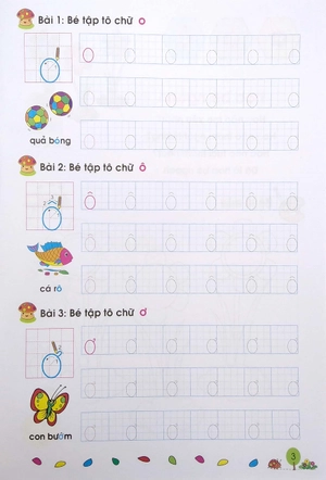 bộ tủ sách bé chuẩn bị vào lớp 1 (dành cho bé 4 - 5 tuổi) - bé tập tô - tập 2 - Ảnh 4