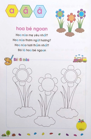 bộ tủ sách bé chuẩn bị vào lớp 1 (dành cho bé 4 - 5 tuổi) - bé tập tô - tập 2 - Ảnh 5