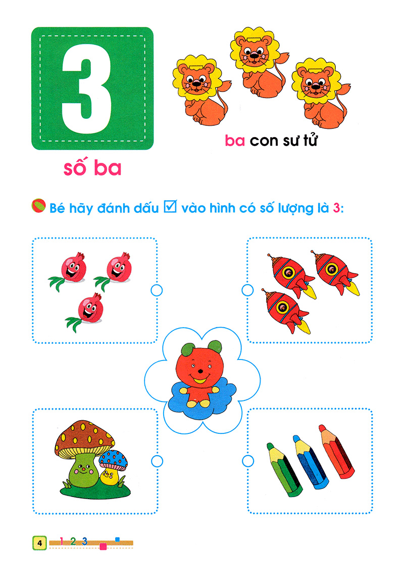 bộ tủ sách bé vào lớp 1 - bé với 123 (tái bản 2020) - Ảnh 5