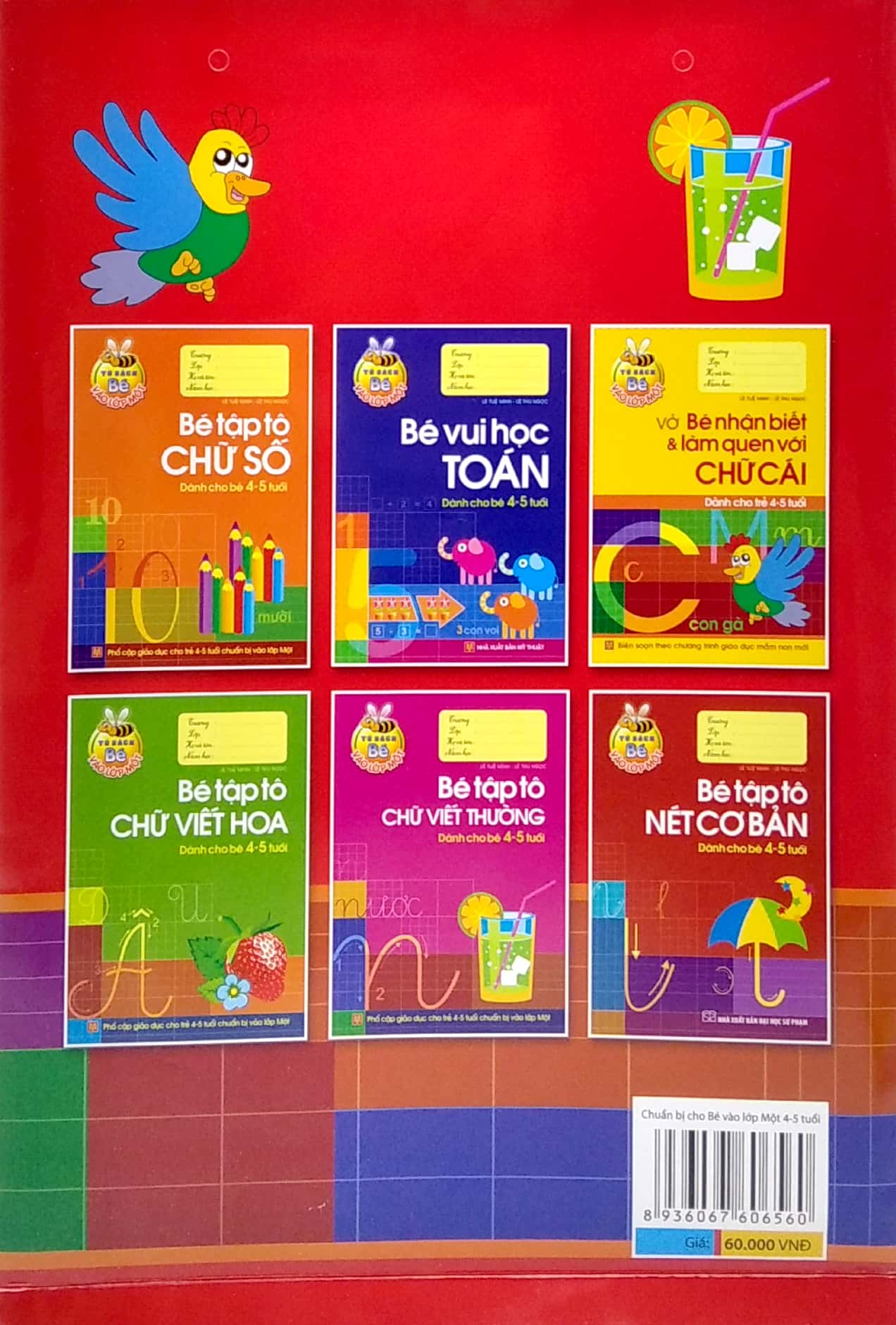 bộ tủ sách bé vào lớp một - chuẩn bị cho bé vào lớp 1 (dành cho bé 4-5 tuổi) (bộ túi 6 cuốn) - Ảnh 9