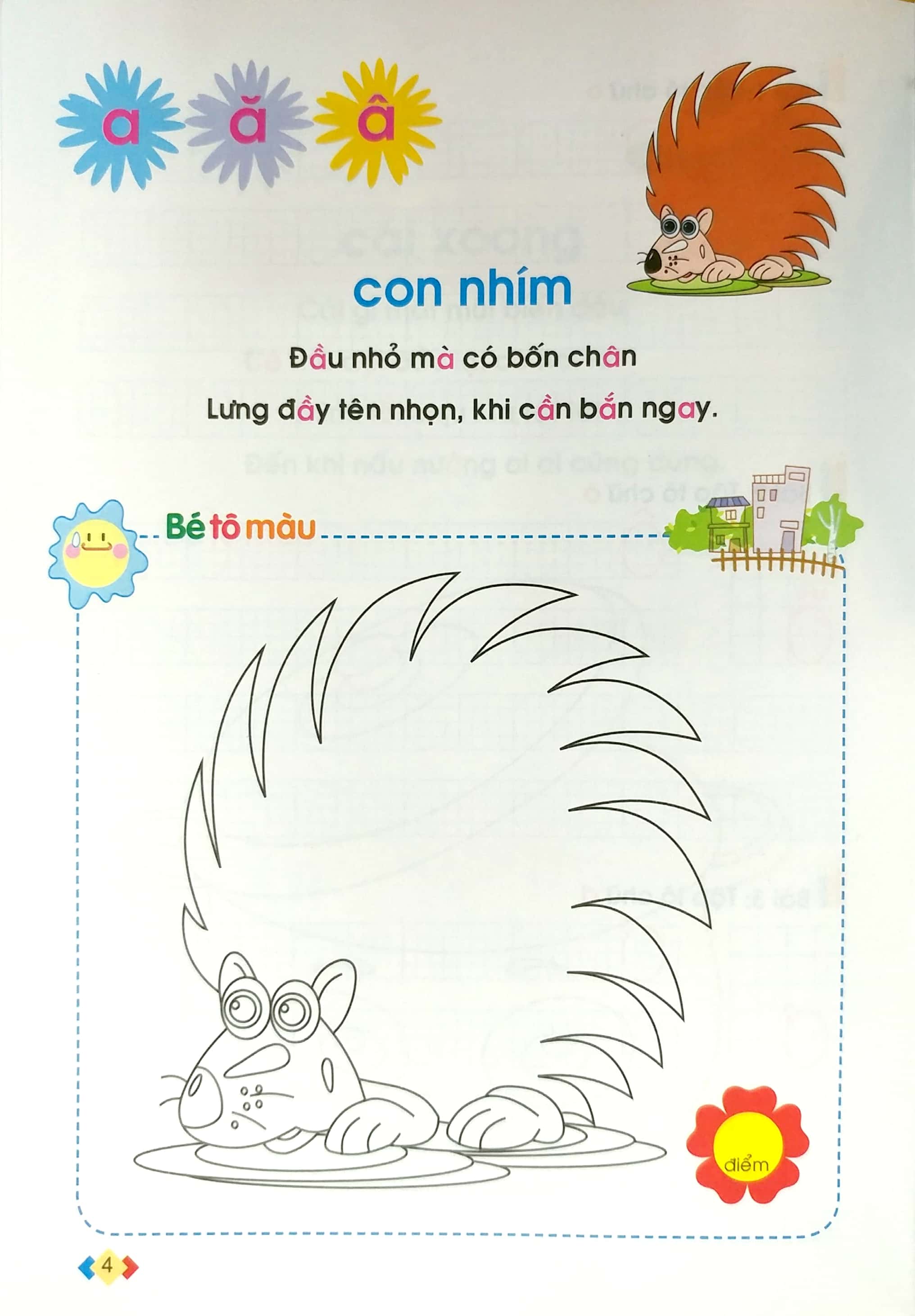 bộ tủ sách cho bé vào lớp một - bé tập tô: tập 1 (tái bản 2019) - Ảnh 5