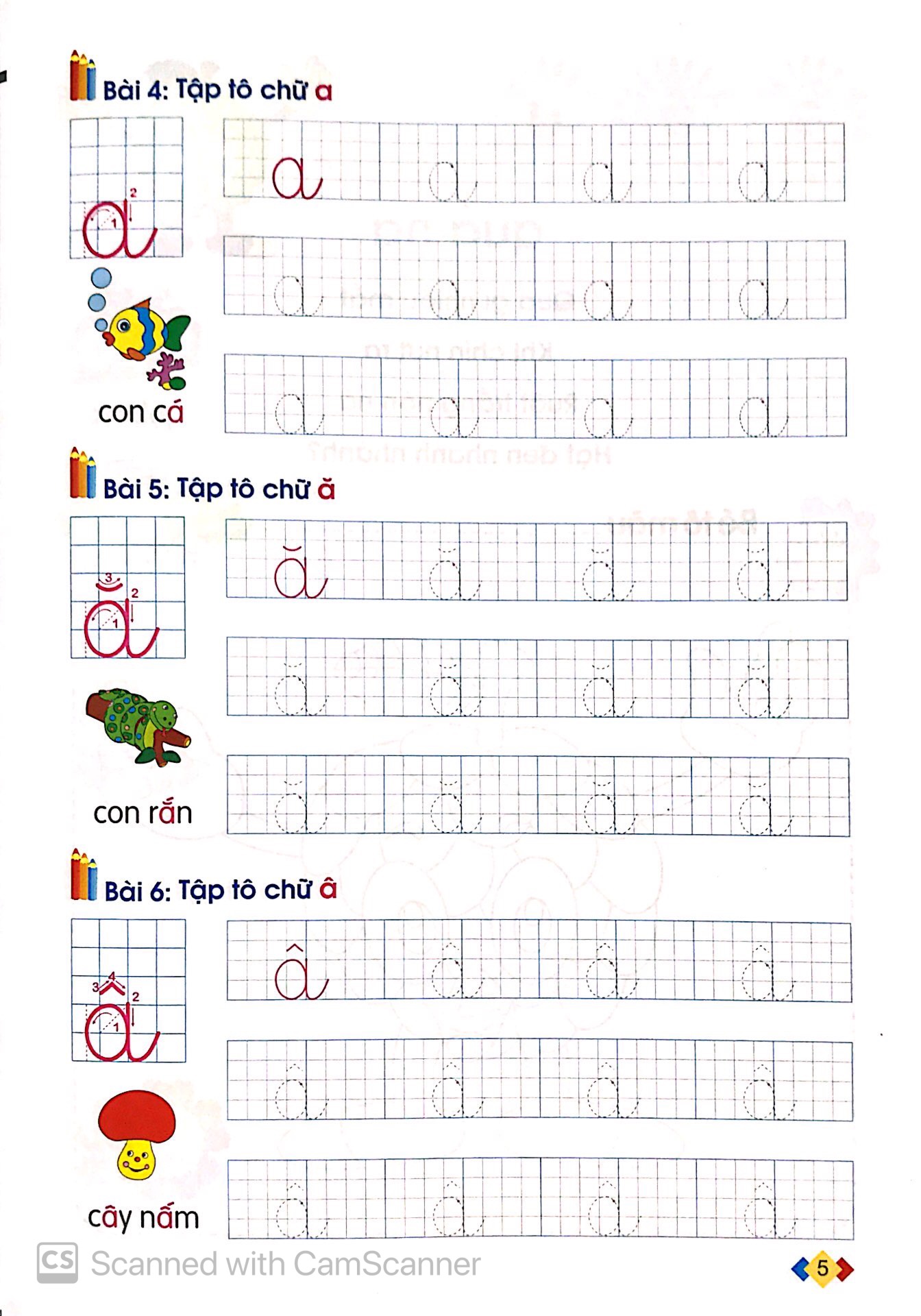 bộ tủ sách cho bé vào lớp một - bé tập tô: tập 2 (tái bản 2019) - Ảnh 10