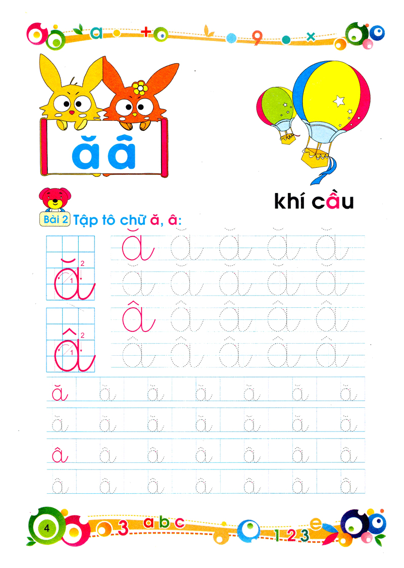 bộ tủ sách cho bé vào lớp một - bé tập tô và làm quen với chữ cái: tập 1 (tái bản 2019) - Ảnh 4