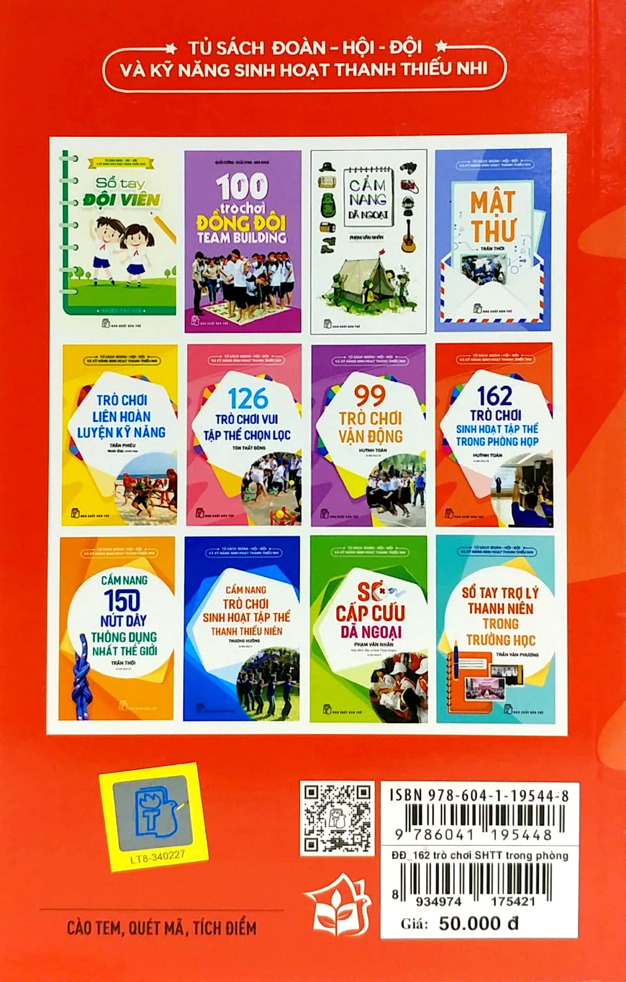 bộ tủ sách đoàn - hội - đội và kỹ năng sinh hoạt thiếu nhi - 162 trò chơi sinh hoạt tập thể trong phòng họp (2022) - Ảnh 6