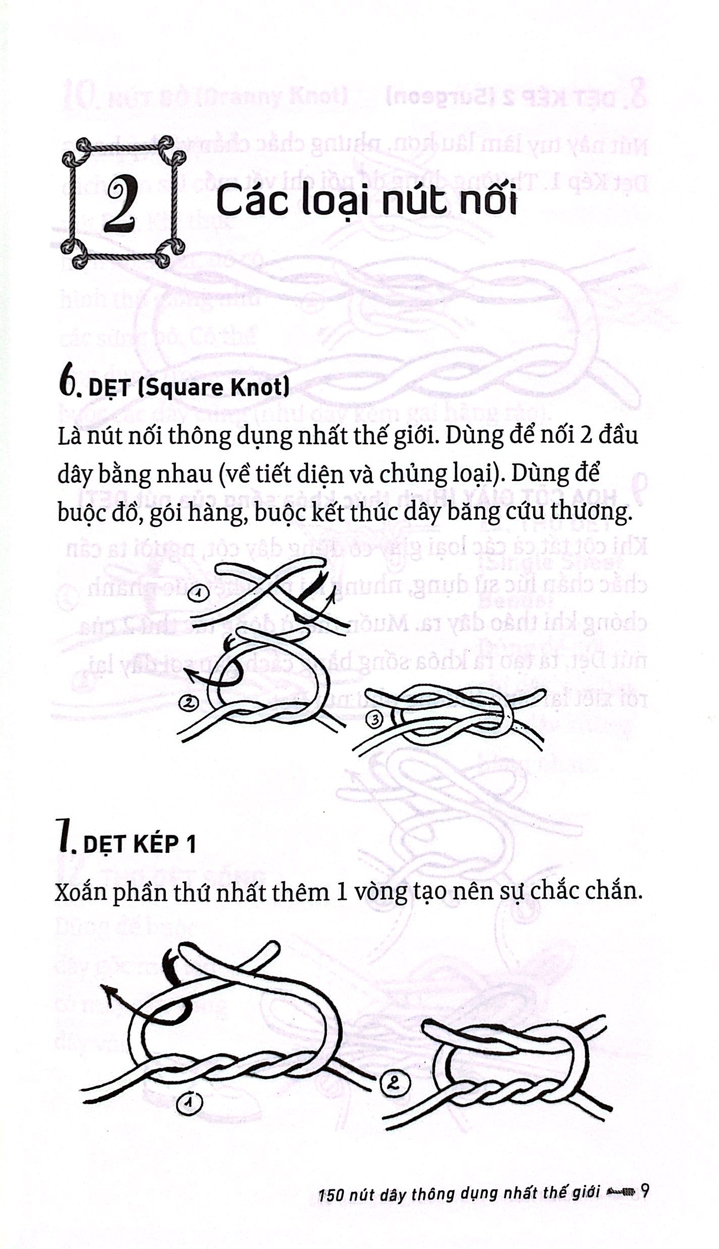 bộ tủ sách đoàn - hội - đội và kỹ năng sinh hoạt thiếu nhi - cẩm nang 150 nút dây thông dụng nhất thế giới (2022) - Ảnh 5