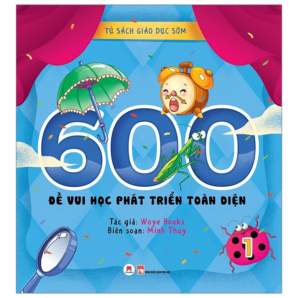 bộ tủ sách giáo dục sớm - 600 đề vui học phát triển toàn diện - 1 - Ảnh 2