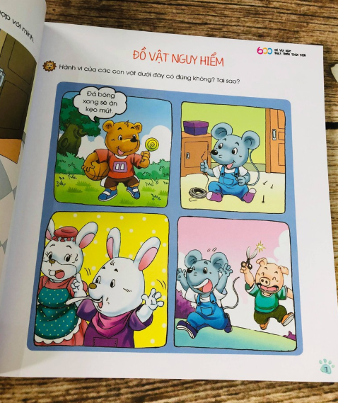 bộ tủ sách giáo dục sớm - 600 đề vui học phát triển toàn diện - 2 - Ảnh 4