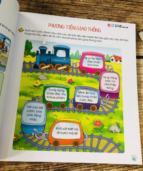 bộ tủ sách giáo dục sớm - 600 đề vui học phát triển toàn diện - 2 - Ảnh 5