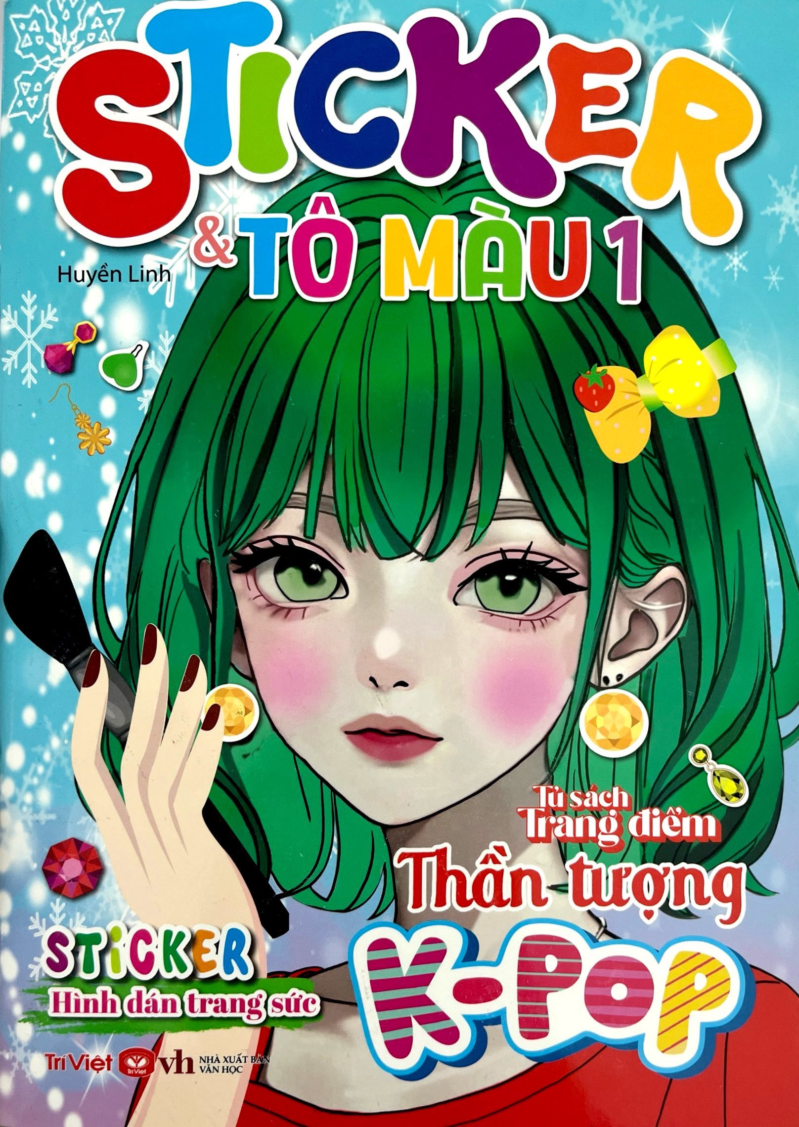 Bộ Tủ Sách Trang Điểm Thần Tượng K-Pop - Sticker Và Tô Màu - Tập 1 - Ảnh 2