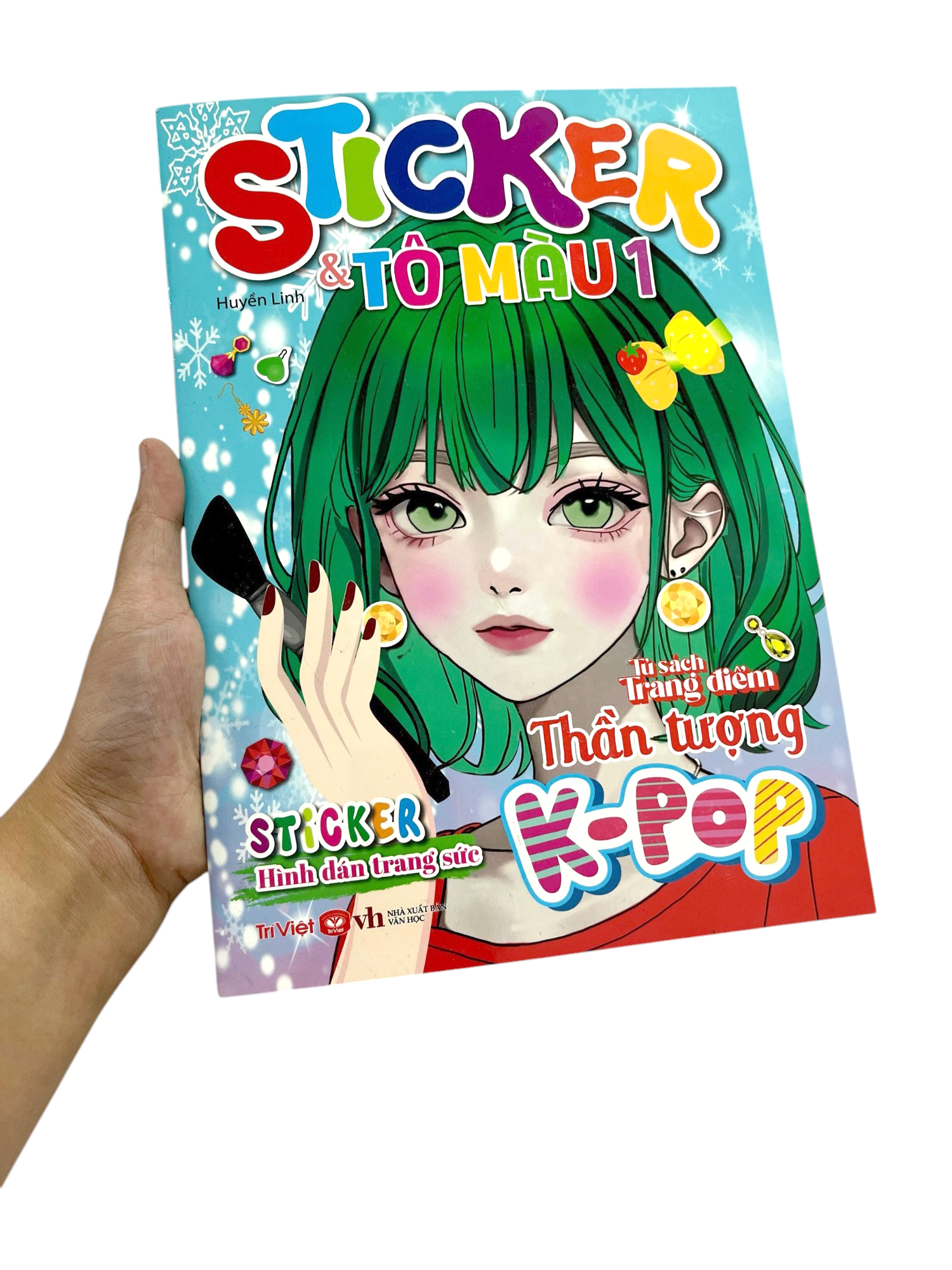 Bộ Tủ Sách Trang Điểm Thần Tượng K-Pop - Sticker Và Tô Màu - Tập 1 - Ảnh 8