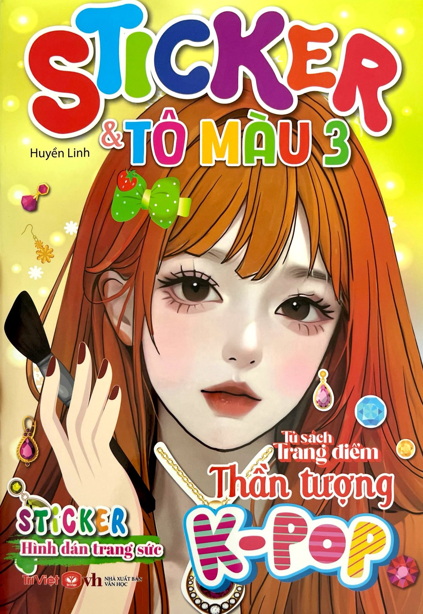 Bộ Tủ Sách Trang Điểm Thần Tượng K-Pop - Sticker Và Tô Màu - Tập 3 - Ảnh 2