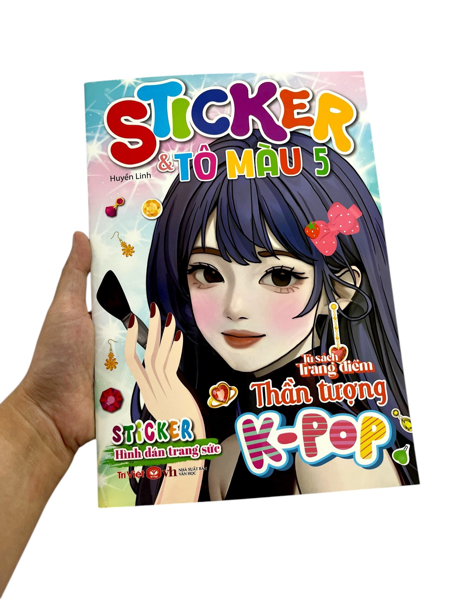 Bộ Tủ Sách Trang Điểm Thần Tượng K-Pop - Sticker Và Tô Màu - Tập 5 - Ảnh 8