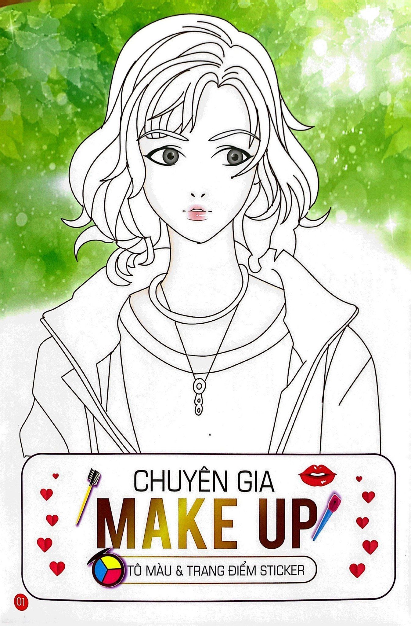 Bộ Tủ Sách Trang Điểm - Thần Tượng K-Pop - Tập 1 - Sticker Hình Dán Trong Suốt - Ảnh 3