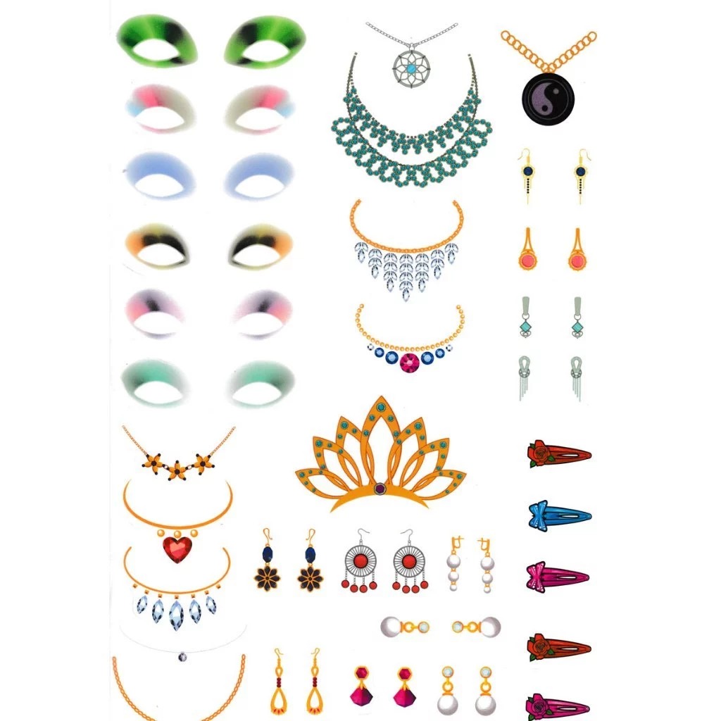 Bộ Tủ Sách Trang Điểm - Thần Tượng K-Pop - Tập 2 - Sticker Hình Dán Trong Suốt - Ảnh 5